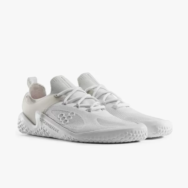 Vivobarefoot Motus Strength Mens Strength Training Shoe with Barefoot StrengthTraining SoleBright White