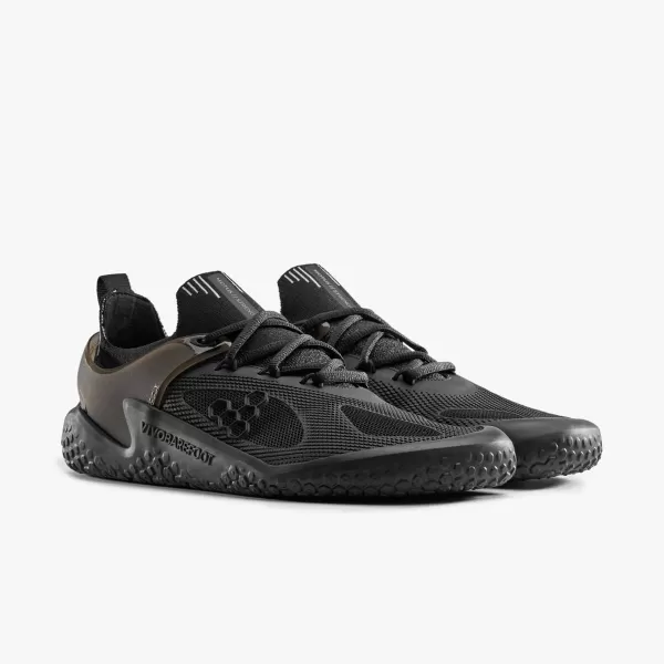 Vivobarefoot Motus Strength Mens Strength Training Shoe with Barefoot StrengthTraining SoleObsidian