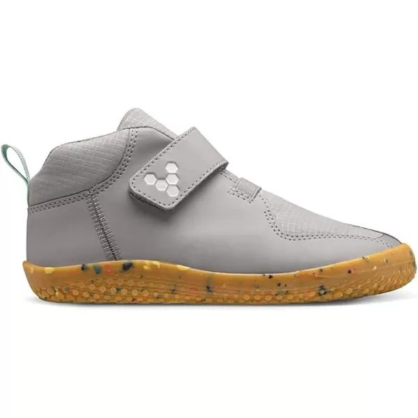 Vivobarefoot Primus Bootie II All Weather Kids Flexible and Water Resistant Winter Boot With Barefoot SoleZinc