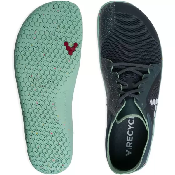 Vivobarefoot Primus Lite III Mens Vegan Light Breathable Shoe with Barefoot SoleCharcoal