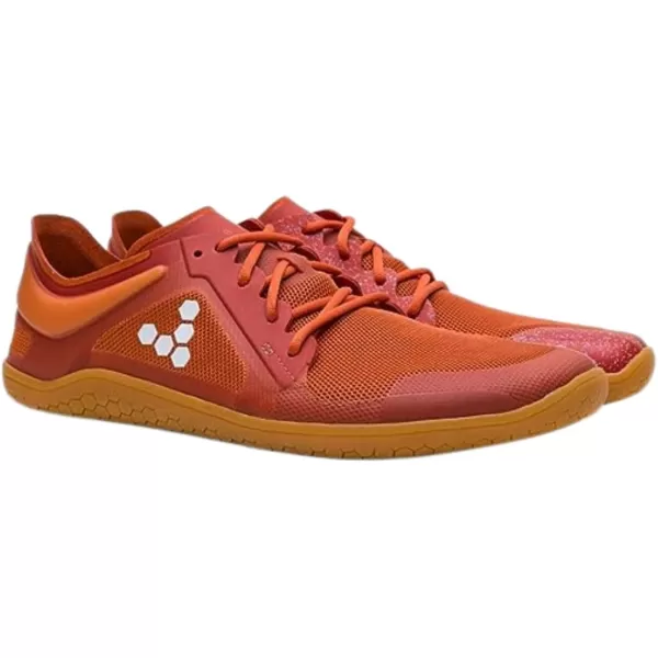 Vivobarefoot Primus Lite III Mens Vegan Light Breathable Shoe with Barefoot SoleRust