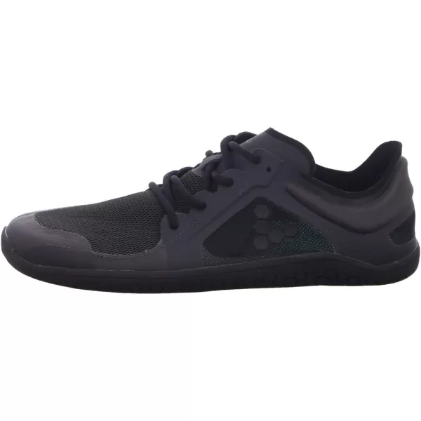 Vivobarefoot Primus Lite Ii Mens Vegan Light Movement Breathable Shoe with Barefoot Sole  NoSew ConstructionObsidian