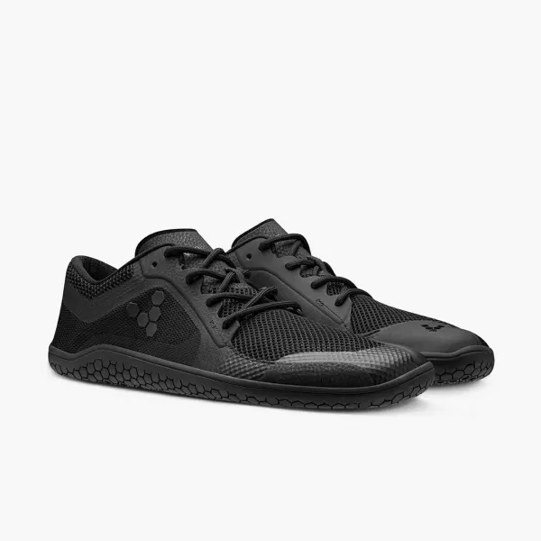 Vivobarefoot Primus Lite Mens Vegan Light Movement Breathable Shoe with Barefoot Sole amp NoSew ConstructionObsidian Black