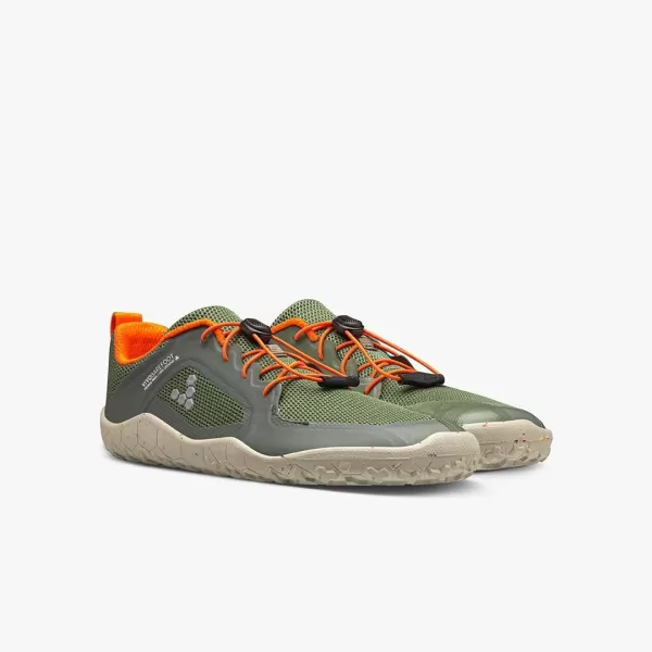Vivobarefoot Primus Trail II FG Juniors Vegan OffRoad Shoe with Barefoot SoleBotanical Green