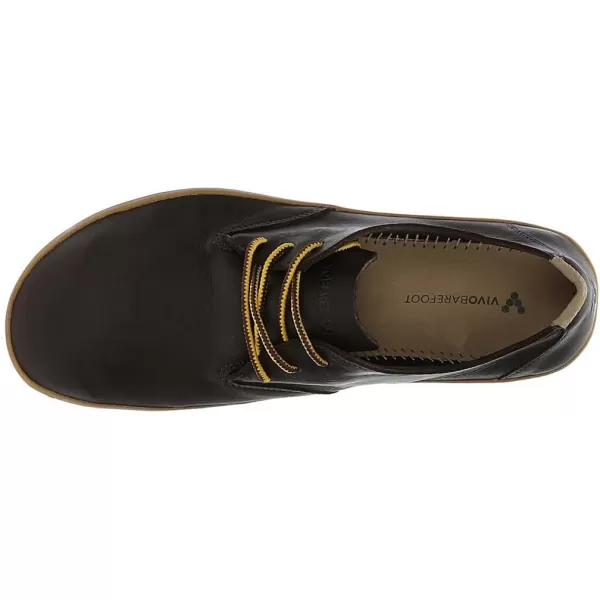 Vivobarefoot Ra III Mens Leather Barefoot Oxford Lace Up ShoeBrown