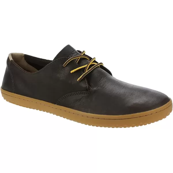 Vivobarefoot Ra III Mens Leather Barefoot Oxford Lace Up ShoeBrown