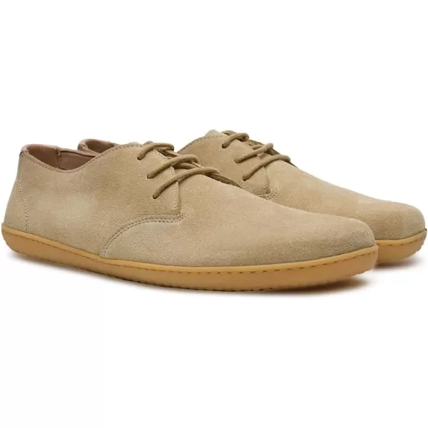 Vivobarefoot Ra III Mens Leather Barefoot Oxford Lace Up ShoeHoney