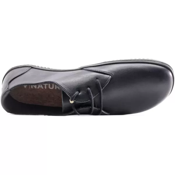 Vivobarefoot Ra III Mens Leather Barefoot Oxford Lace Up ShoeObsidian
