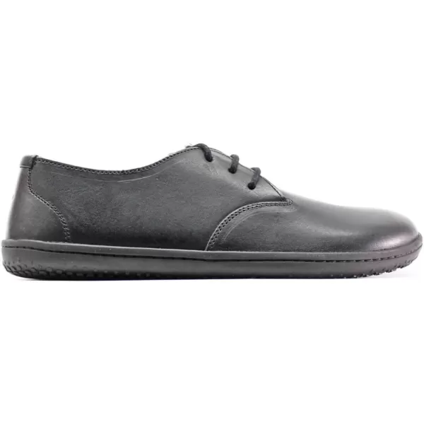 Vivobarefoot Ra III Mens Leather Barefoot Oxford Lace Up ShoeObsidian