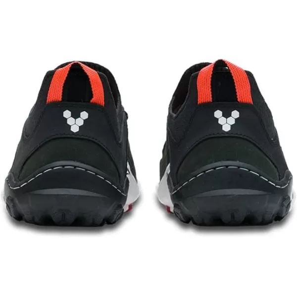 Vivobarefoot Tracker Decon Low FG2 Mens Hiking Boot With Barefoot Firm Ground Sole and Thermal ProtectionObsidian