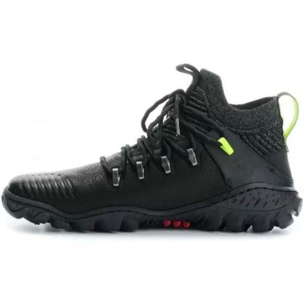 Vivobarefoot Magna Forest ESC Mens Leather and Wool Hiking Trainers with Barefoot SoleObsidian Lime