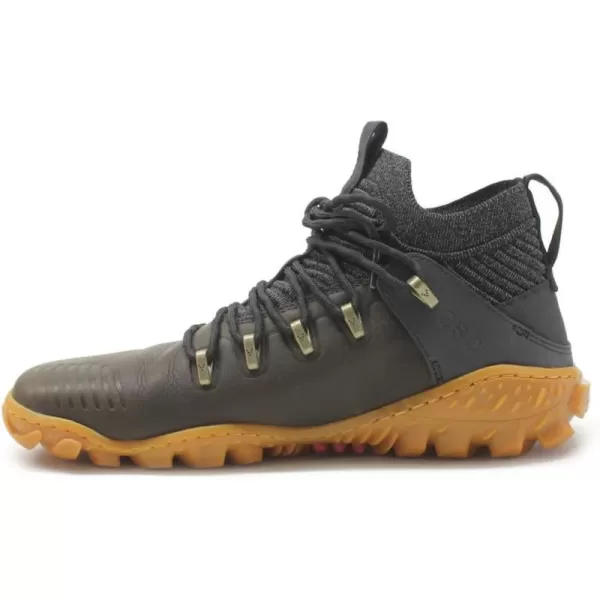 Vivobarefoot Magna Forest ESG Womens Leather and Wool Hiking Trainers with Barefoot SoleBracken Bracken