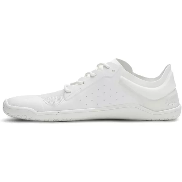 Vivobarefoot Primus Lite III Mens Vegan Light Breathable Shoe with Barefoot SoleBright White