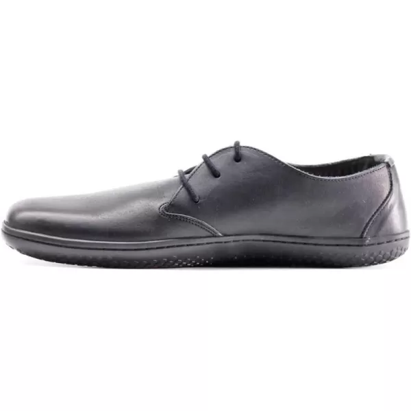 Vivobarefoot Ra III Mens Leather Barefoot Oxford Lace Up ShoeObsidian