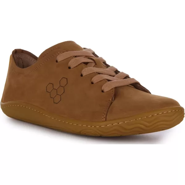 Vivobarefoot Addis Womens Classic Leather laceup with a Barefoot Feel amp a Social ConscienceBone Brown