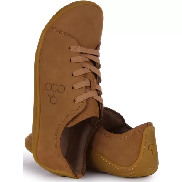 Vivobarefoot Addis Womens Classic Leather laceup with a Barefoot Feel amp a Social ConscienceBone Brown