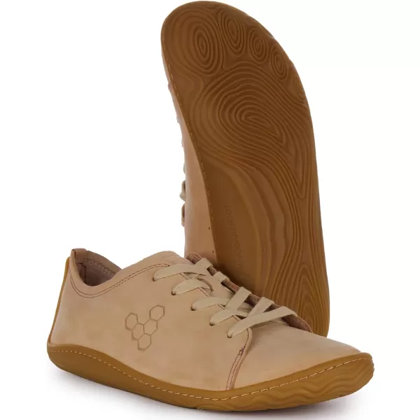 Vivobarefoot Addis Womens Classic Leather laceup with a Barefoot Feel amp a Social ConscienceNatural