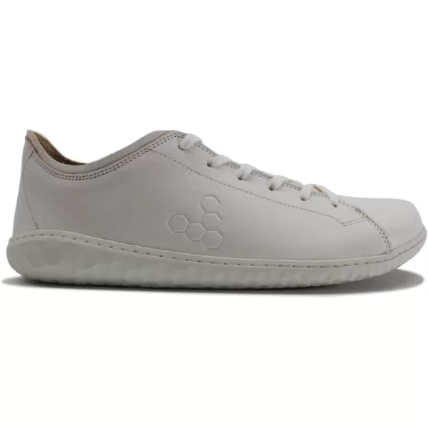 Vivobarefoot Geo Court III Mens Everyday Barefoot Classic Designed for Premium ComfortBright White