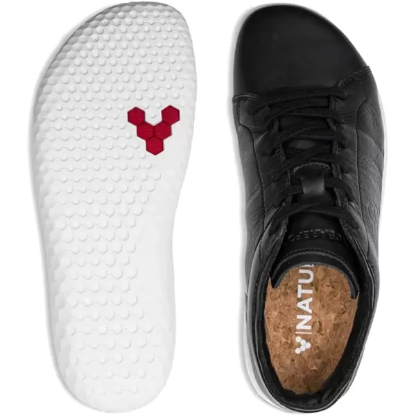 Vivobarefoot Geo Court III Mens Everyday Barefoot Classic Designed for Premium ComfortObsidian