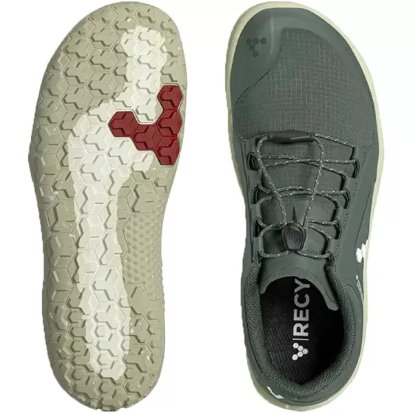 Vivobarefoot Primus Trail II FG All Weather Womens Recycled Breathable Mesh OffRoad Shoe with Barefoot SoleCharcoal