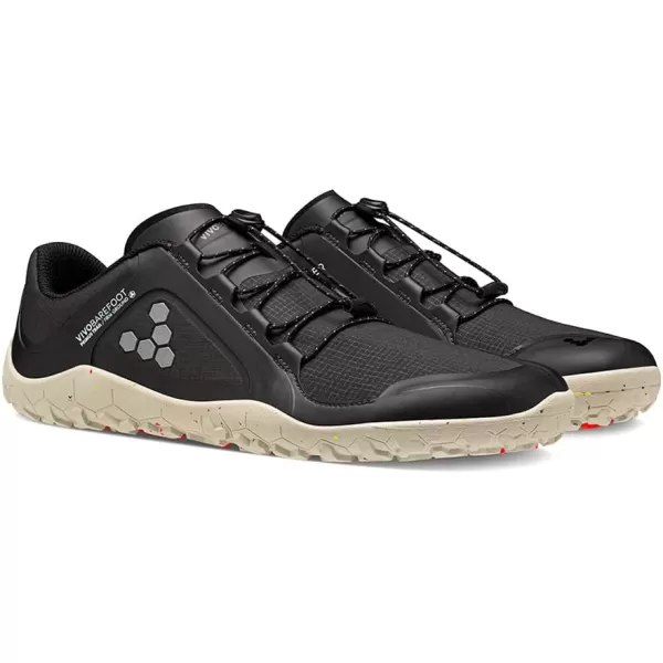 Vivobarefoot Primus Trail II FG All Weather Womens Recycled Breathable Mesh OffRoad Shoe with Barefoot SoleObsidian