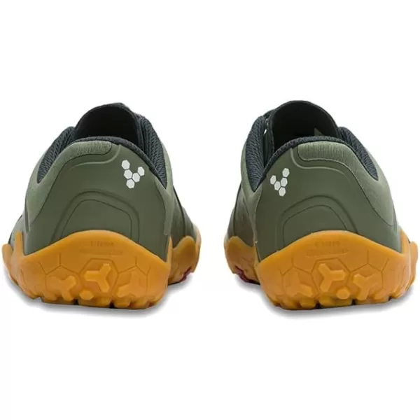 Vivobarefoot Primus Trail II FG Mens All Weather OffRoad Shoe with Barefoot Firm Ground SoleBotanical Green