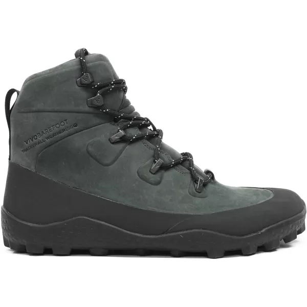 Vivobarefoot Tracker All Weather SG Mens Waterproof Hiking Boot With Barefoot SoleObsidian