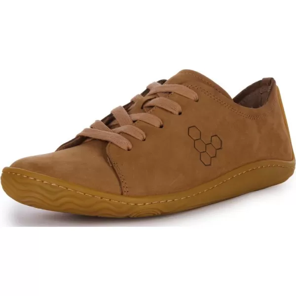 Vivobarefoot Addis Womens Classic Leather laceup with a Barefoot Feel amp a Social ConscienceBone Brown