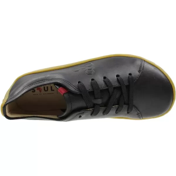 Vivobarefoot Addis Mens Classic Leather laceup with a Barefoot Feel  a Social ConscienceBlack