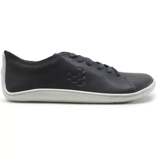 Vivobarefoot Addis Mens Classic Leather laceup with a Barefoot Feel  a Social ConscienceNavy Navy