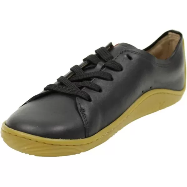 Vivobarefoot Addis Mens Classic Leather laceup with a Barefoot Feel  a Social ConscienceBlack