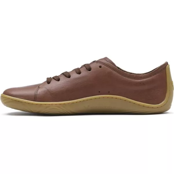 Vivobarefoot Addis Mens Classic Leather laceup with a Barefoot Feel  a Social ConscienceBrown