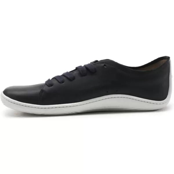 Vivobarefoot Addis Mens Classic Leather laceup with a Barefoot Feel  a Social ConscienceNavy Navy