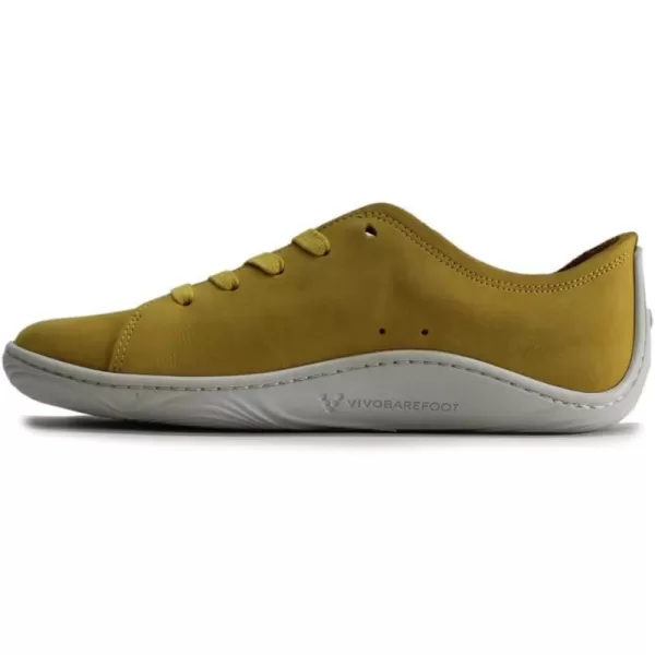 Vivobarefoot Addis Mens Classic Leather laceup with a Barefoot Feel  a Social ConscienceSpicy Mustard