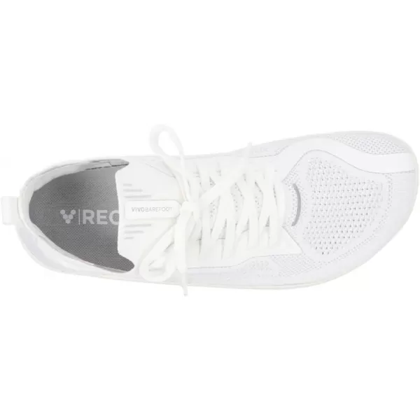 Vivobarefoot Primus Lite Knit Womens Vegan Light Breathable Shoe with Barefoot SoleBright White