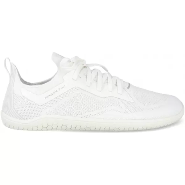 Vivobarefoot Primus Lite Knit Womens Vegan Light Breathable Shoe with Barefoot SoleBright White