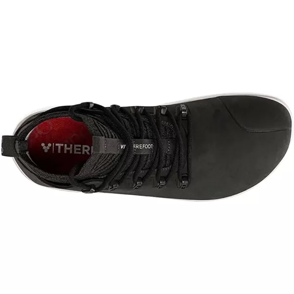 Vivobarefoot Magna FG Mens Leather and Wool Hiking Trainers with Barefoot SoleBlack