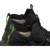 imageVivobarefoot Magna Forest ESC Mens Leather And Wool Hiking Trainers With Barefoot SoleObsidianlime