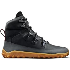 imageVivobarefoot Tracker Leather at Mens Barefoot Hiking Boots  Waterproof Lightweight ampamp Puncture Resistant  All Weather ampamp Terrains  Wide Fit Grounding ShoesObsidian