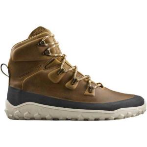 imageVivobarefoot Tracker Leather at Mens Barefoot Hiking Boots  Waterproof Lightweight ampamp Puncture Resistant  All Weather ampamp Terrains  Wide Fit Grounding ShoesLight Tan