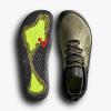 imageVivobarefoot Motus Strength Mens Training Shoe Breathable Mesh Flat Heel LaceUpForest Green Acid Lime