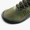 imageVivobarefoot Motus Strength Mens Training Shoe Breathable Mesh Flat Heel LaceUpForest Green Acid Lime
