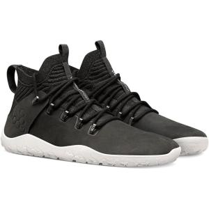 imageVivobarefoot Magna FG Womens Barefoot Hiking Shoes  Waterproof Lightweight ampamp Puncture Resistant  All Weather ampamp Terrains  Wide Fit Grounding Shoes  Leather ObsidianWhite