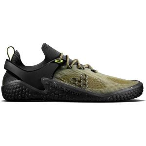 imageVivobarefoot Motus Strength Mens Training Shoe Breathable Mesh Flat Heel LaceUpForest Green Acid Lime