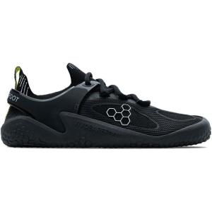 imageVivobarefoot Motus Strength Mens Training Shoe Breathable Mesh Flat Heel LaceUpObsidiangrey