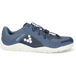 imageVivobarefoot Primus Trail II FG Womens Recycled Breathable Mesh OffRoad Shoe with Barefoot Firm Ground SoleDeep Sea Bluewhite