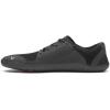 imageVivobarefoot Bannister Mens HampampCut Leather Lace Up Premium Casual ShoeAll Black