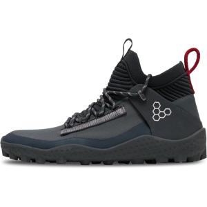 imageVivobarefoot Magna Lite WR SG Mens Barefoot Hiking Boots  Waterproof Lightweight ampamp Puncture Resistant  All Weather ampamp Terrains  Wide Fit Grounding Shoes  SharkCharcoal