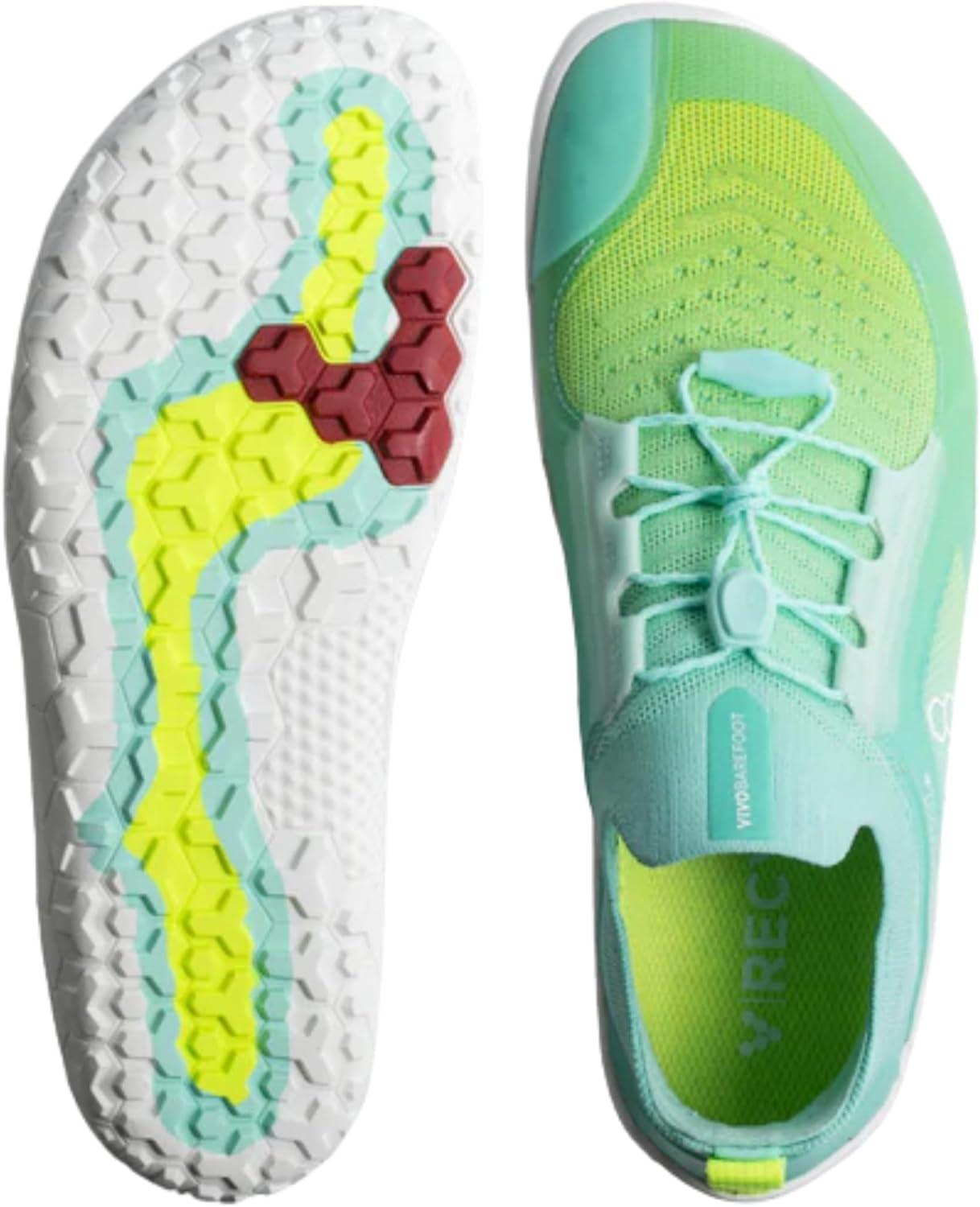 imageVivobarefoot Primus Trail Knit FG Mens Breathable OffRoad Shoe with Barefoot Firm Ground SoleBeach Glass