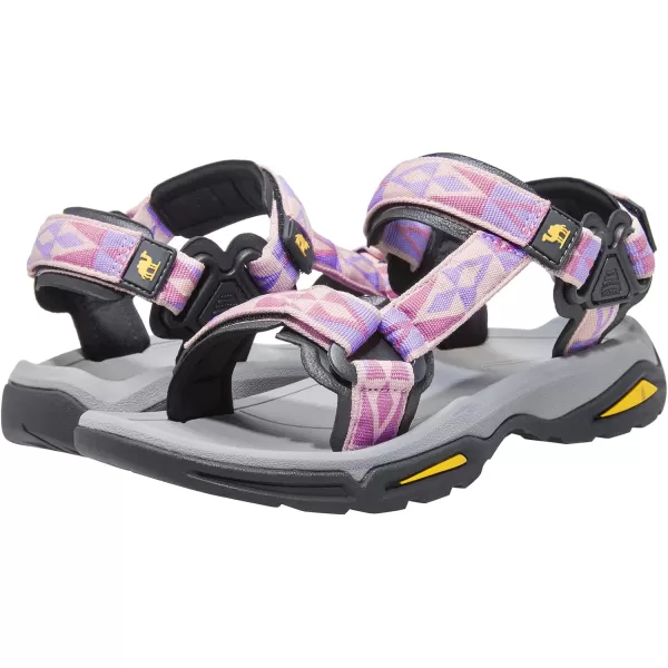 CAMEL CROWN Waterproof Hiking Sandals Women Arch Support Sport Sandals Comfortable Walking Water Sandals for Beach Travel AthleticOrangePurple